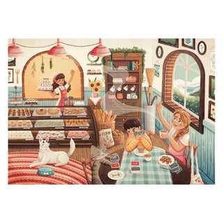 Cozy Cafe 1000 piece puzzle from Trevell