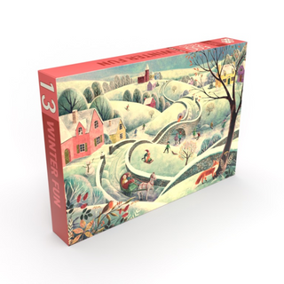 Winter Fun 500 brikker julepuslespil fra Penny Puzzle