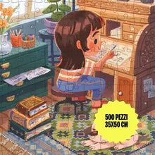 At the studio - 500 brikker puslespil fra Sto Puzzle