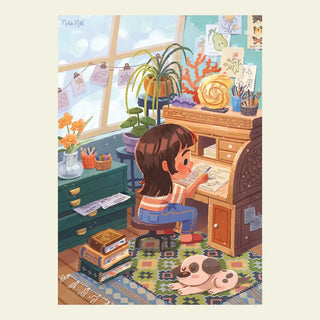 At the studio - 500 brikker puslespil fra Sto Puzzle