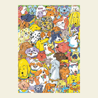 Cagnolini Birichini - 500 brikker puslespil fra Sto Puzzle