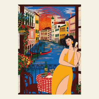 Incontro al Canal Grande - 500 brikker puslespil fra Sto Puzzle