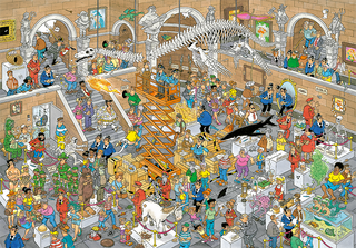 Jan van Haasteren 3000 brikker puslespil Museum of Curiosities