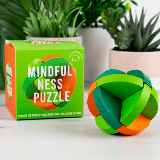 Mindfulness Puzzle i træ fra Gift Republic