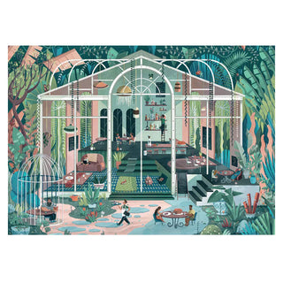 Le Café Dans La Jungle 1000 piece puzzle from Trevell