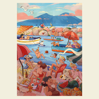 Napoli - 500 brikker puslespil fra Sto Puzzle