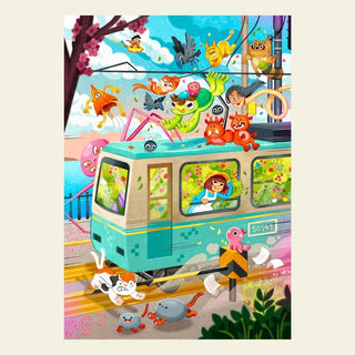 Treno Per Kamakura - 500 brikker puslespil fra Sto Puzzle