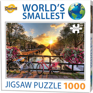 Das kleinste Amsterdam-Mini-Puzzle der Welt mit 1000 Teilen