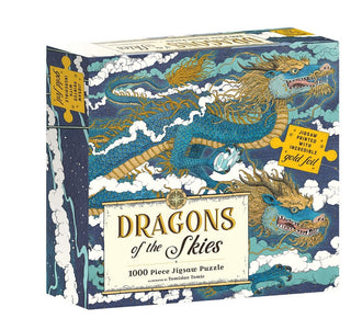 Køb 1000 brikker puslespil - Dragons of the Skies fra boxquiz.dk hos boxquiz.dk